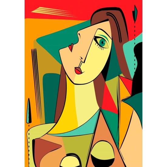 Puzzle Nova Retrato Cubista de 1000 Piezas Puzzle Nova Retrato Cubista de 1000 Piezas