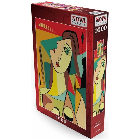 Puzzle Nova Retrato Cubista de 1000 Piezas Puzzle Nova Retrato Cubista de 1000 Piezas
