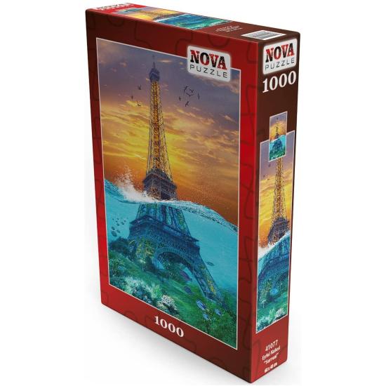Puzzle Nova Torre Eiffel Surrealista de 1000 Piezas