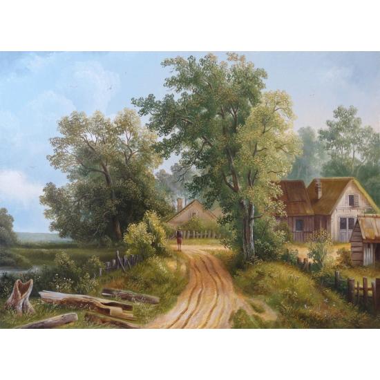 Puzzle Nova Un día en el Campo del Pueblo de 1000 Piezas Puzzle Nova Un día en el Campo del Pueblo de 1000 Piezas