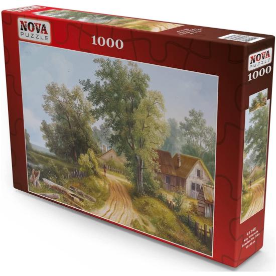 Puzzle Nova Un día en el Campo del Pueblo de 1000 Piezas Puzzle Nova Un día en el Campo del Pueblo de 1000 Piezas
