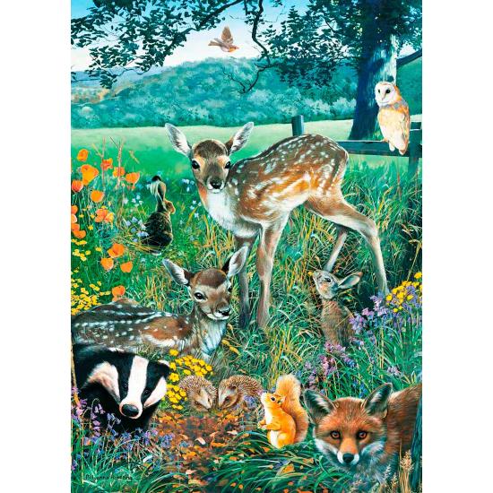 Puzzle Otter House Amigos del Bosque de 1000 Piezas