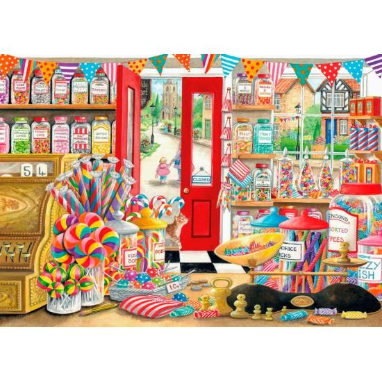 Puzzle Otter House Antigua Tienda de Golosinas de 1000 Piezas