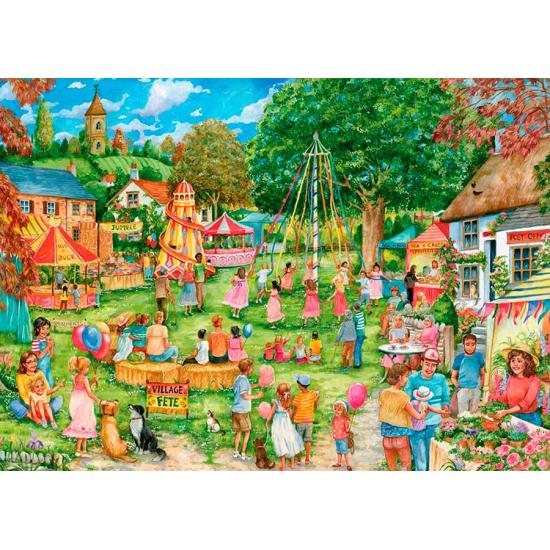 Puzzle Otter House Feria Campestre de 1000 Piezas