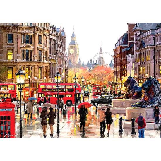 Puzzle Otter House Londres de 1000 Piezas