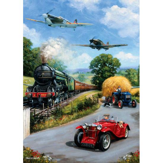 Puzzle Otter House Transporte Nostálgico de 1000 Piezas Puzzle Otter House Transporte Nostálgico de 1000 Piezas