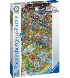 Puzzle Panorama Ravensburger Guinness Worls Records de 2000 Piez