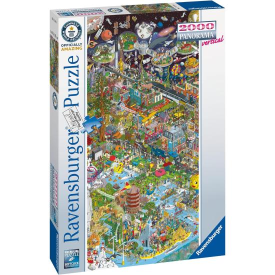 Puzzle Panorama Ravensburger Guinness Worls Records de 2000 Piez Puzzle Panorama Ravensburger Guinness Worls Records de 2000 Piez