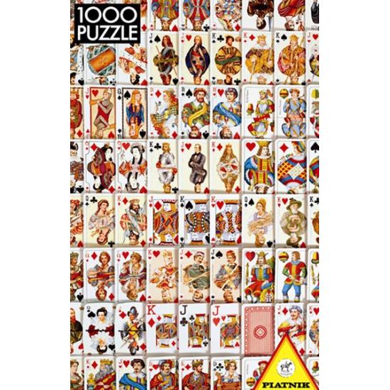 Puzzle Piatnik Baraja de Cartas de 1000 Piezas