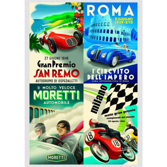 Puzzle Piatnik Carreras Antiguas de 1000 Piezas