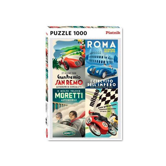 Puzzle Piatnik Carreras Antiguas de 1000 Piezas