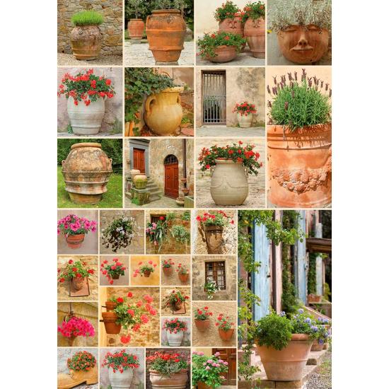 Puzzle Piatnik Colección de Macetas de 1000 Piezas