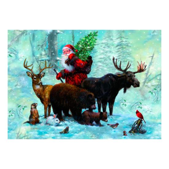 Puzzle Piatnik El Equipo de Papá Noel de 1000 Piezas