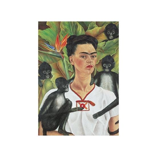 Puzzle Piatnik Frida Kahlo Autorretrato con Monos de 1000 Pieza