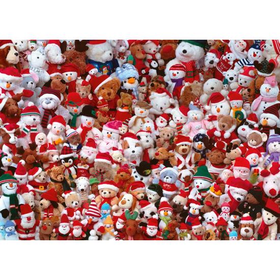 Puzzle Piatnik Peluches de Navidad de 1000 Piezas