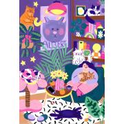 Puzzle Pieces and Peace Amante De Los Gatos de 1000 Piezas