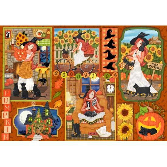 Puzzle Pieces and Peace Amigos De Halloween de 1000 Piezas