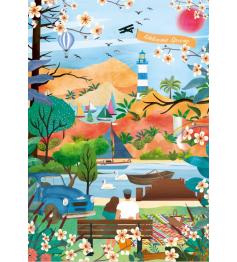 Puzzle Pieces and Peace Bienvenida Primavera de 1000 Pzs