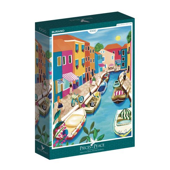 Puzzle Pieces and Peace Burano de 1000 Piezas