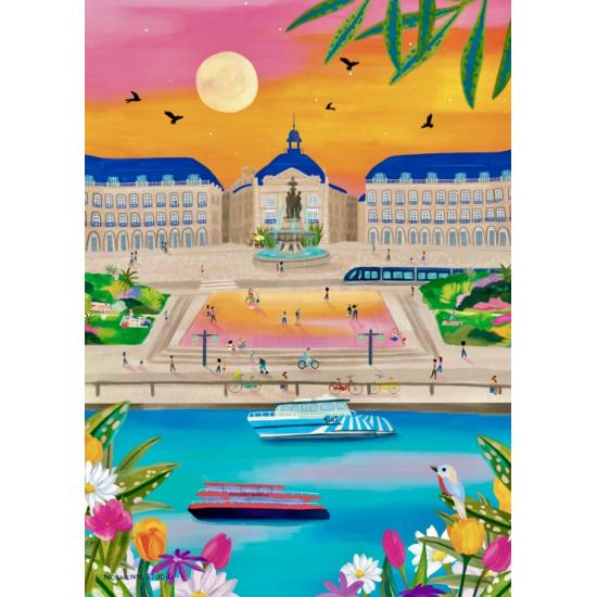 Puzzle Pieces and Peace Burdeos, Place De La Bourse 500 Piezas