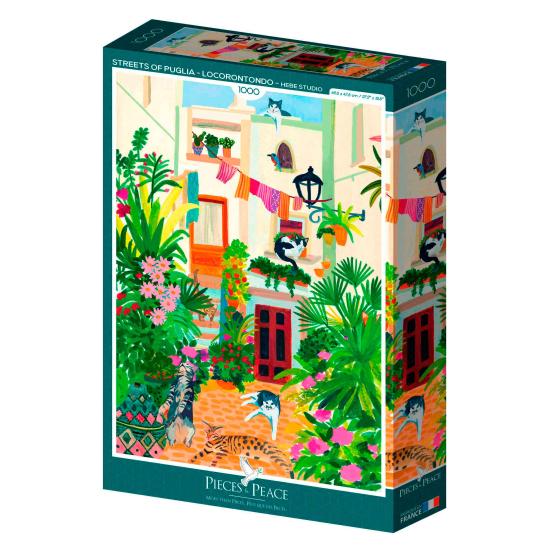 Puzzle Pieces and Peace Calles de Puglia - Locorotondo de 1000 P