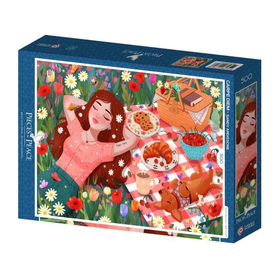 Puzzle Pieces and Peace Carpe Diem 500 Piezas