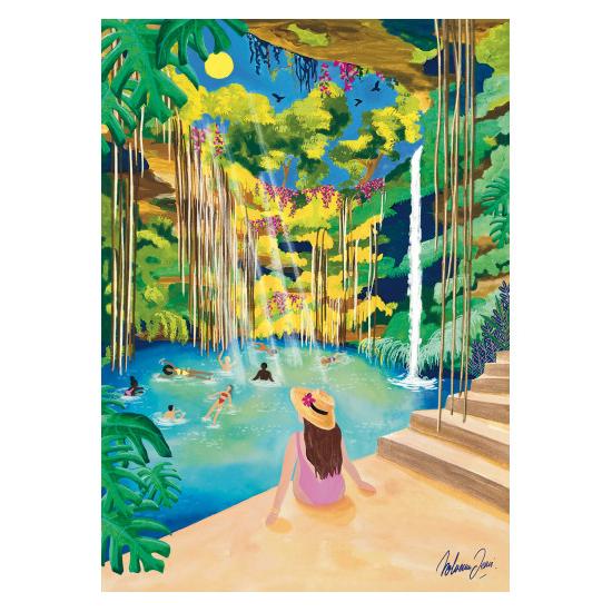 Puzzle Pieces and Peace Cenote Ik'il de 1000 Piezas