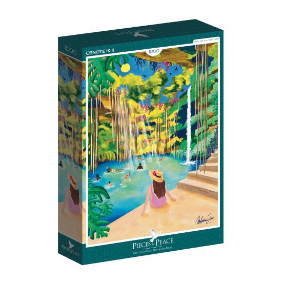 Puzzle Pieces and Peace Cenote Ik'il de 1000 Piezas