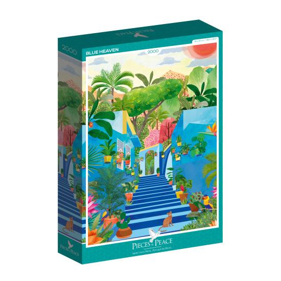 Puzzle Pieces and Peace Cielo Azul de 2000 Piezas