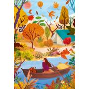 Puzzle Pieces and Peace Colores de Otoño de 1000 Pzs