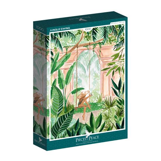 Puzzle Pieces and Peace Columpio en la Jungla de 1000 Piezas