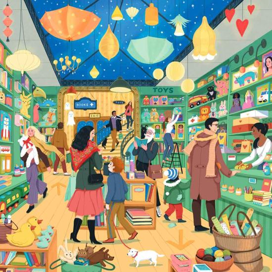 Puzzle Pieces and Peace Compras Festivas de 1000 Piezas