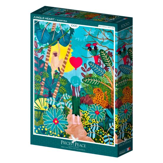 Puzzle Pieces and Peace Corazón de la Selva de 1000 Pzs