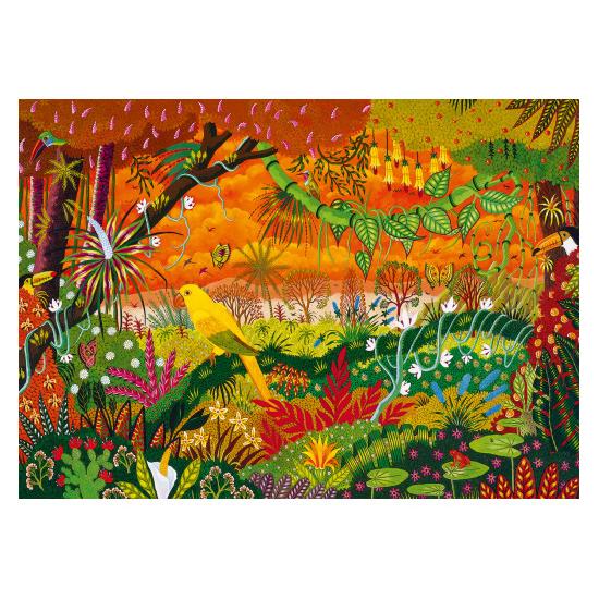 Puzzle Pieces and Peace Cotorra Dorada de 2000 Piezas