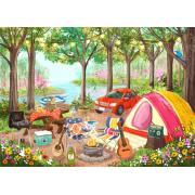 Puzzle Pieces and Peace Día De Campamento 500 Piezas