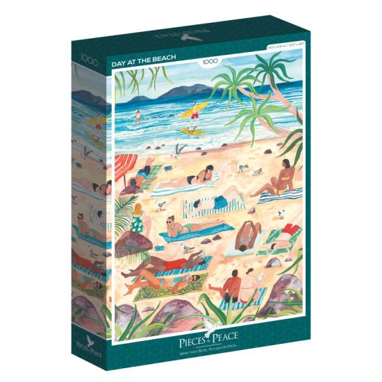 Puzzle Pieces and Peace Dia de Playa de 1000 Piezas Puzzle Pieces and Peace Dia de Playa de 1000 Piezas