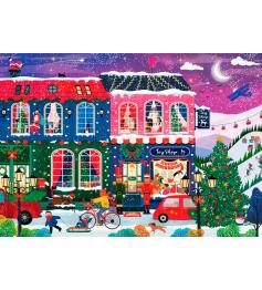Puzzle Pieces and Peace Feliz Navidad de 2000 Piezas