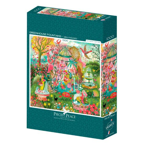 Puzzle Pieces and Peace Fuentes de Invernadero de 1000 Pzs