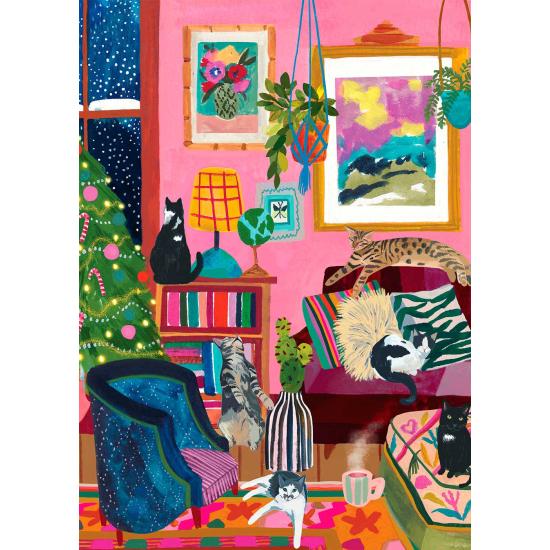 Puzzle Pieces and Peace Gatos Caseros de 1000 Pzs Puzzle Pieces and Peace Gatos Caseros de 1000 Pzs