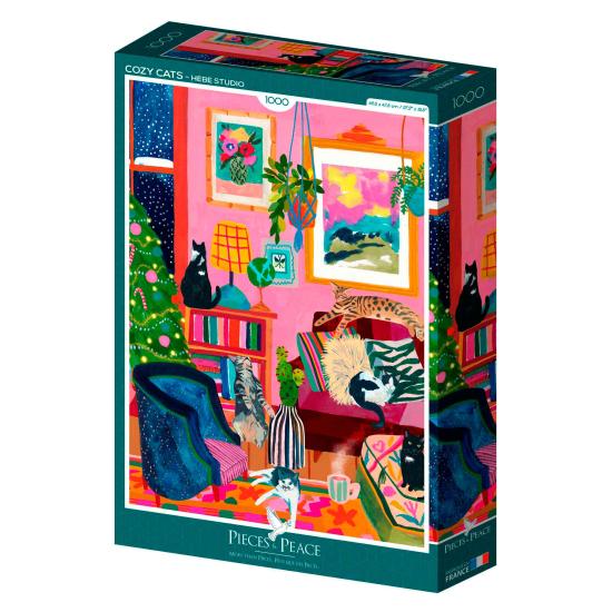 Puzzle Pieces and Peace Gatos Caseros de 1000 Pzs Puzzle Pieces and Peace Gatos Caseros de 1000 Pzs