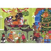 Puzzle Pieces and Peace Gatos en el Piano de 1000 Pzs
