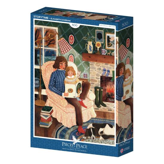 Puzzle Pieces and Peace Hora Del Cuento 500 Piezas