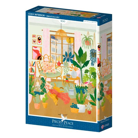 Puzzle Pieces and Peace Interior Acogedor de 500 Pzs