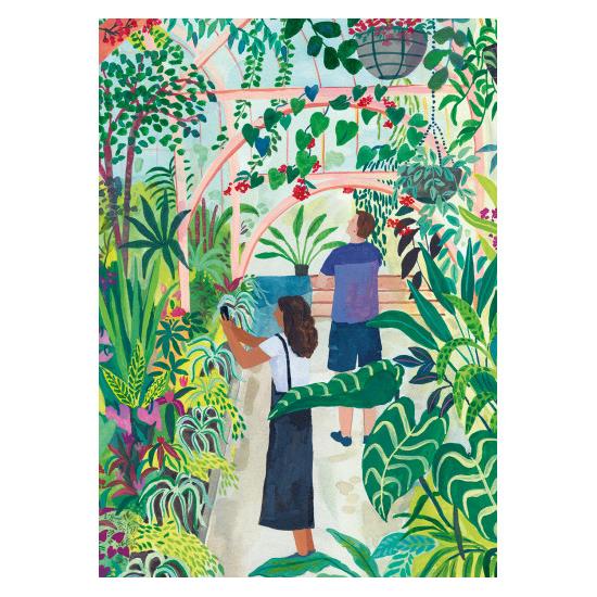 Puzzle Pieces and Peace Jardín Botánico de 1500 Piezas