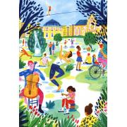 Puzzle Pieces and Peace Parque Público de 1000 Piezas