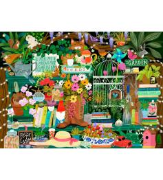 Puzzle Pieces and Peace La Biblioteca De Un Jardinero 1500 Pieza