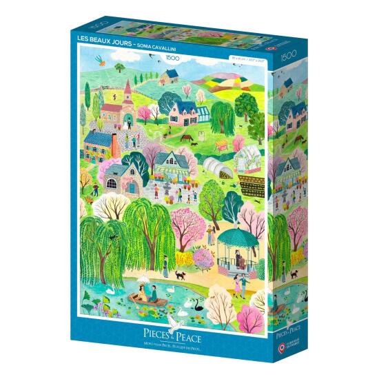 Puzzle Pieces and Peace Los Hermosos Días de 1500 Piezas