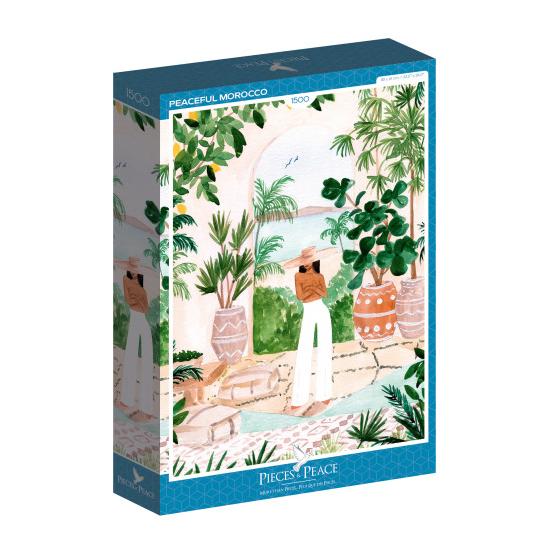 Puzzle Pieces and Peace Marruecos Pacífico de 1500 Piezas