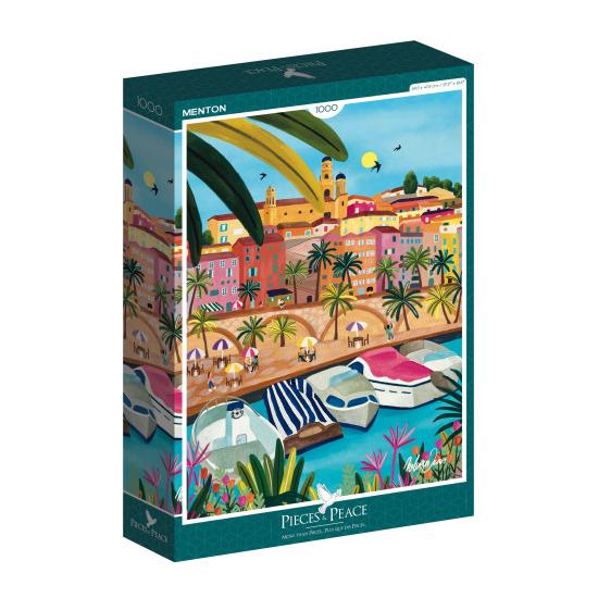 Puzzle Pieces and Peace Menton de 1000 Piezas