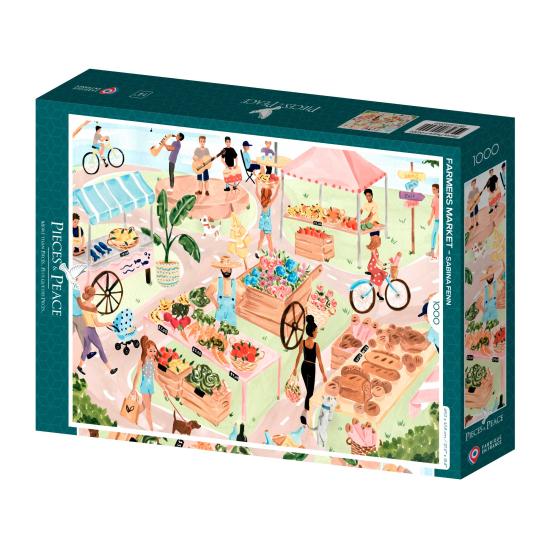 Puzzle Pieces and Peace Mercado De Agricultores 1000 Piezas